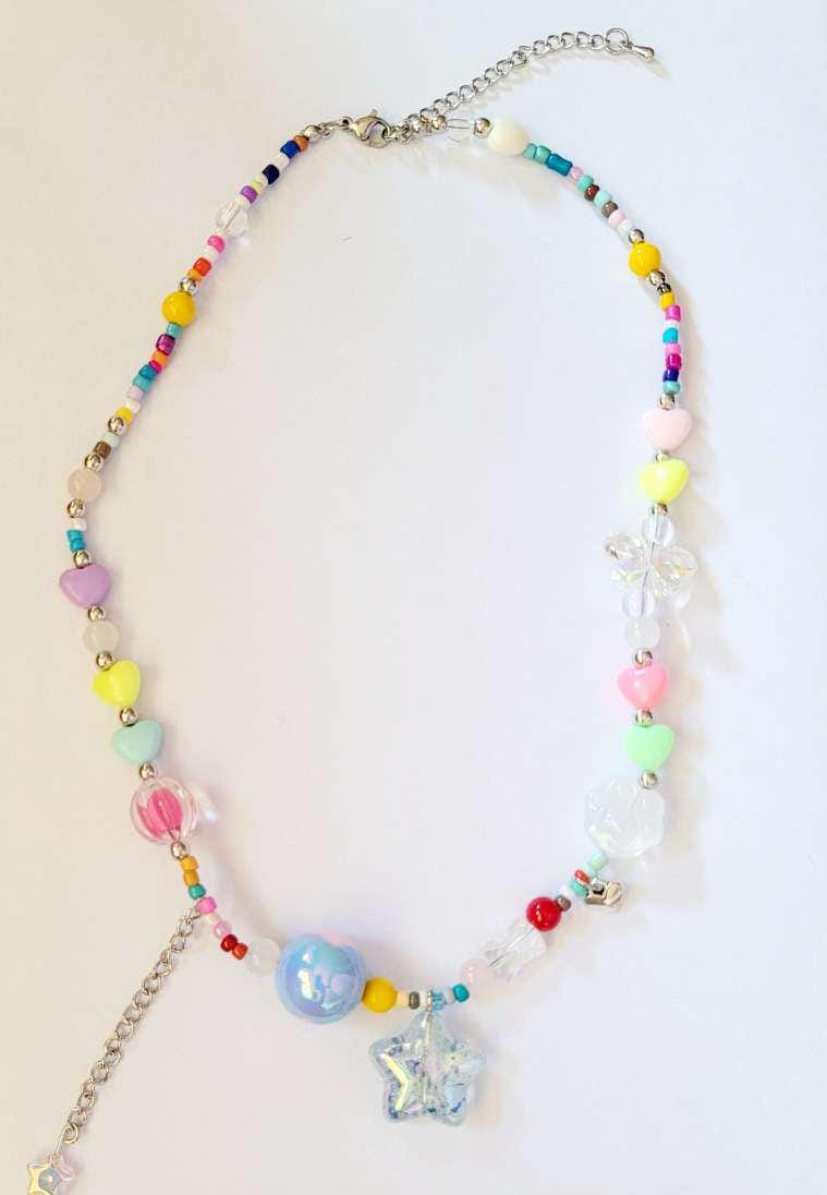 Halskette Perlenkette Stern Bunt Geschenk Geburtstag Weihnachten Schmuck Mode Halskette Perlenkette Stern Bunt Geschenk Geburtstag Weihnachten Schmuck Mode von AudreyKreationen