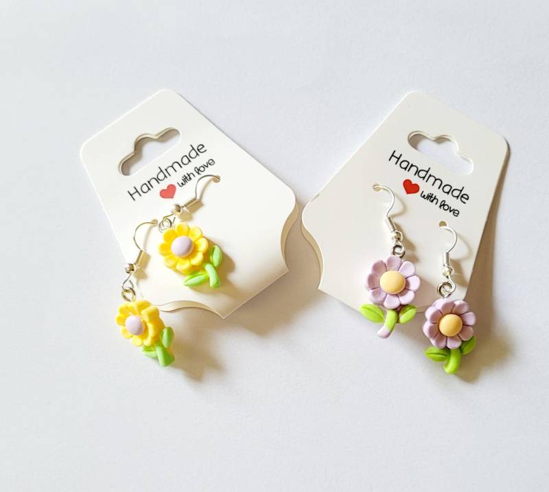 Ohrringe Hängeohrringe Blumen Geschenk Geburtstag Sommer Schmuck von AudreyKreationen