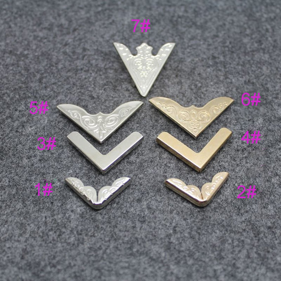 8 Stück Vintage Legierung Kragen Clip Ecke Western Shirt Flügel Tipps von AudreyjewelryB