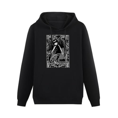 AuduE Men Hoody Emily The Strange Night Walker Pullover Hoodie Hooded Top Unisex Mens Ladies Hooded Sweatshirts Size XL von AuduE