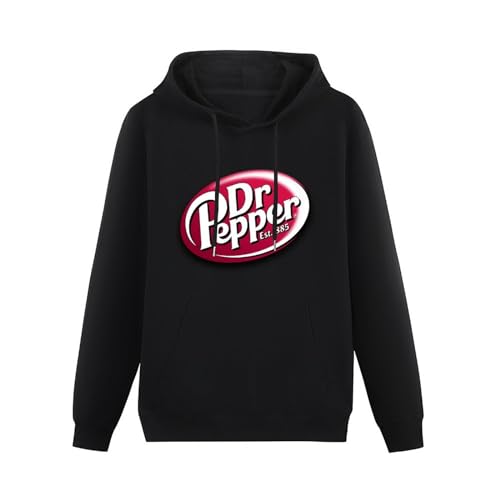 AuduE Men's Pullover Hooded with Pocket Dr. Pepper - Hoody with Drawing Pocket Size L von AuduE