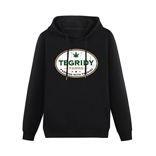 AuduE Tegridy Farms Funny Birthday Vintage Gift Hoodies Long Sleeve Pullover Loose Hoody Men Sweatershirt Size XL von AuduE