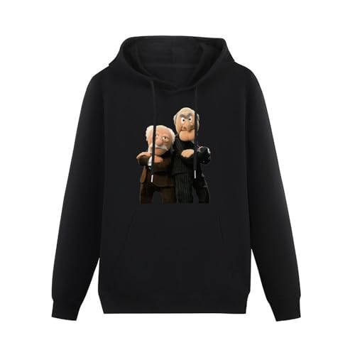 AuduE The Muppets Grumpy Old Men Funny Retro Man Statler and Waldorf Graphic Top Printed Shirthort Sleeve Hoodie Mens Hoody Size XXL von AuduE