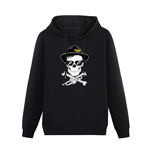 AuduE Timmy Trumpet Skull Electro House Dj Hoodies Long Sleeve Pullover Loose Hoody Men Sweatershirt Size XXL von AuduE