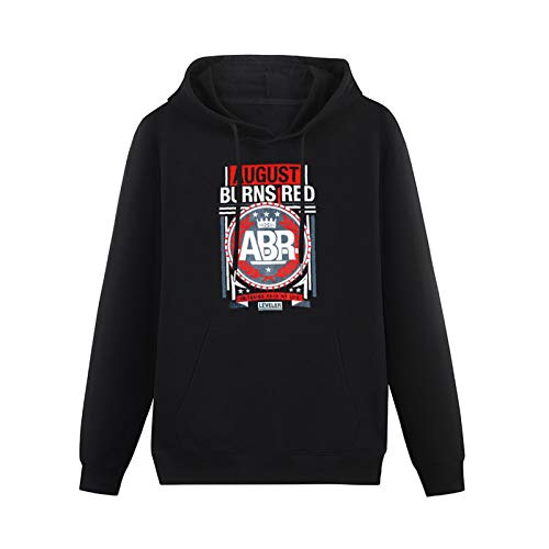 Mens August Burns Red Pullover Hoodie Hooded Top Unisex Mens Ladies Hooded Sweatshirts Size 3XL Black von AuduE
