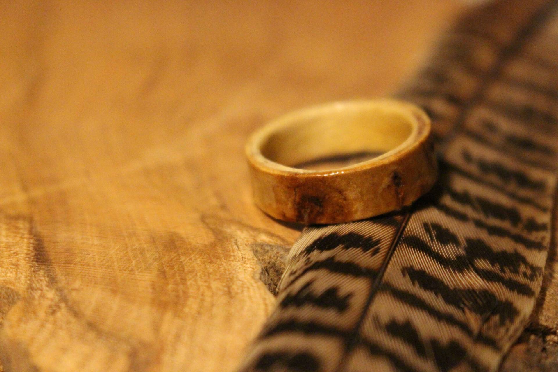 Handgemachter Holzring Männer Herren Boho Natur Holz Ring Handgemachter Holzring Männer Herren Boho Natur Holz Ring von AuenwaldCrafts