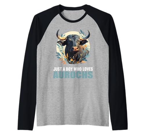 Herren Auerochsen Auerochse Raglan Herren Auerochsen Auerochse Raglan von Auerochsen Auerochse Tier Shop