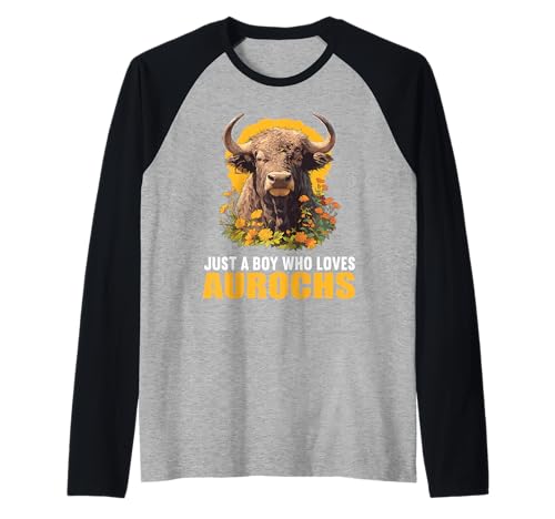 Herren Auerochsen Auerochse Raglan Herren Auerochsen Auerochse Raglan von Auerochsen Auerochse Tier Shop