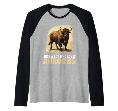 Herren Auerochsen Auerochse Raglan Herren Auerochsen Auerochse Raglan von Auerochsen Auerochse Tier Shop