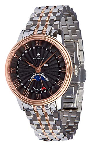Auersheim Mene Limitierte Auflage Herrenuhr mit Datumsanzeige Klassisches Design Ø42mm Bi-Color/Schwarz Edelstahl Armbanduhr (Bi-Color) von Auersheim