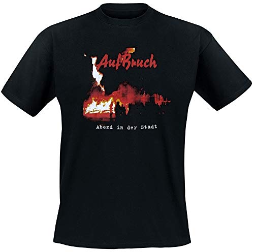 Aufbruch - Abend in der Stadt T-Shirt, Schwarz, Grösse L von Aufbruch