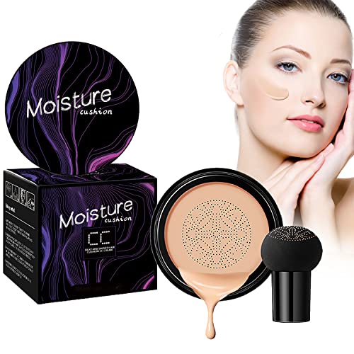 Pilzkopf Luftkissen CC Creme, BB Creme Moisturising Flüssige Grundierung Foundation Cover Concealer alle Haut Make-up, Primer Langlebig, Perfekte Abdeckung - Natürlich (#2) von Auflosung