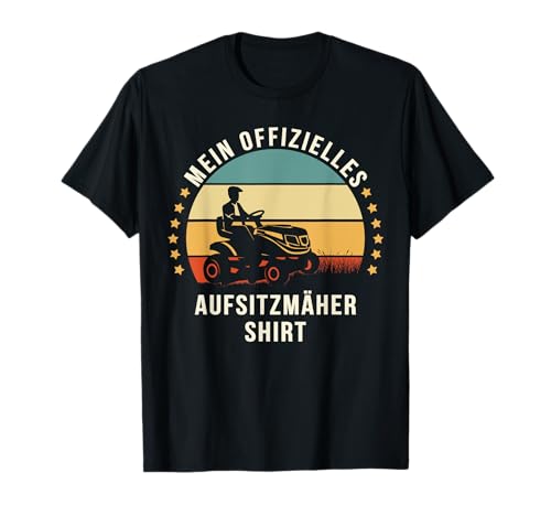 Herren MEIN OFFIZIELLES AUFSITZMÄHER SHIRT Design Aufsitzrasenmäher T-Shirt Herren MEIN OFFIZIELLES AUFSITZMÄHER SHIRT Design Aufsitzrasenmäher T-Shirt von Aufsitzrasenmäher Design für Besitzer Rasentraktor