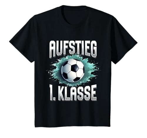Kinder Aufstieg 1. Klasse Fußball Schulanfang Einschulung Bunt T-Shirt Kinder Aufstieg 1. Klasse Fußball Schulanfang Einschulung Bunt T-Shirt von Aufstieg 1. Klasse Fußball Einschulung Schulkind