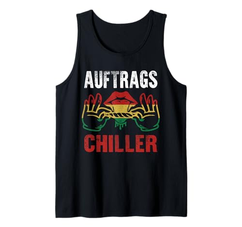 Herren Auftragschiller Spruch Kiffer Kostüm Cannabis Hanf Tank Top Herren Auftragschiller Spruch Kiffer Kostüm Cannabis Hanf Tank Top von Auftragschiller Sprüche Fun Outfits