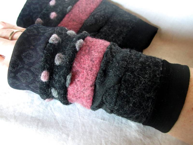 Armstulpen, Stulpen, Warm, Genäht, Wolle von Augenblickchen