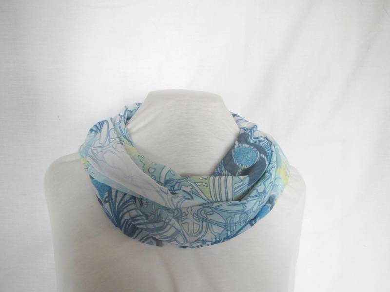 Loop Leicht Genäht Aus Chiffon von Augenblickchen