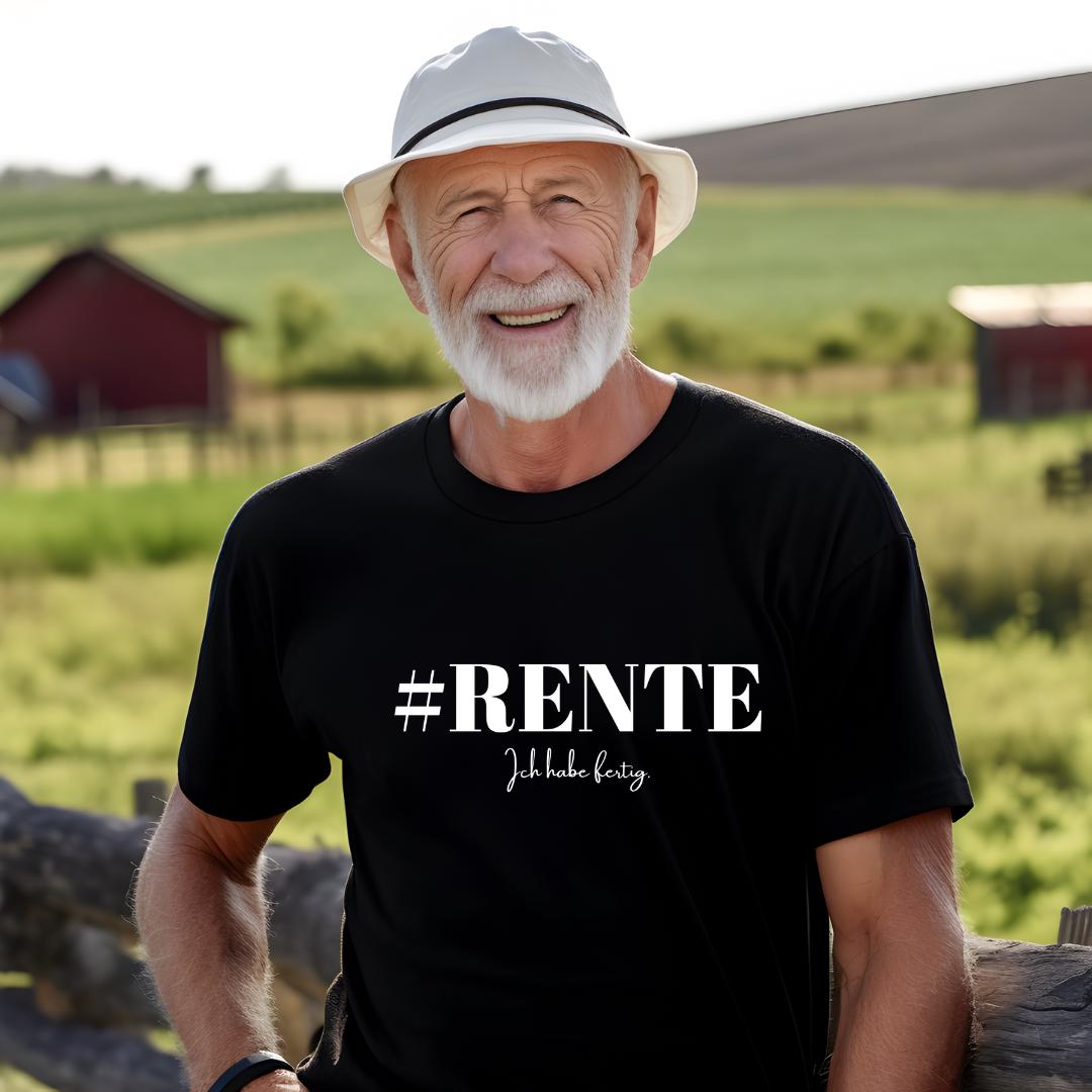 Geschenk Zur Rente Zum Ruhestand Rentner Rentnerin T-Shirt Für Rentnerinnen Lustiges Shirt Renteneintritt Abschied von Augschburgerei