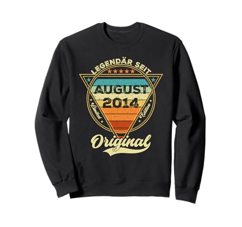 Damen Legendär seit August 2014 11.Geburtstag Junge 11 Jahre Sweatshirt Damen Legendär seit August 2014 11.Geburtstag Junge 11 Jahre Sweatshirt von August Jahrgang 2014 Geburtstag