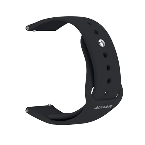 Audar STR002B-M Ersatzarmband für E2–Silikon-Smartwatch-Armband mit Metall-Druckknopf universelle Passform für Damen Herren 100% waschbar Schnellverschluss kein Werkzeug erforderlich 174-223mm Schwarz Audar STR002B-M Ersatzarmband für E2–Silikon-Smartwatch-Armband mit Metall-Druckknopf universelle Passform für Damen Herren 100% waschbar Schnellverschluss kein Werkzeug erforderlich 174-223mm Schwarz von August