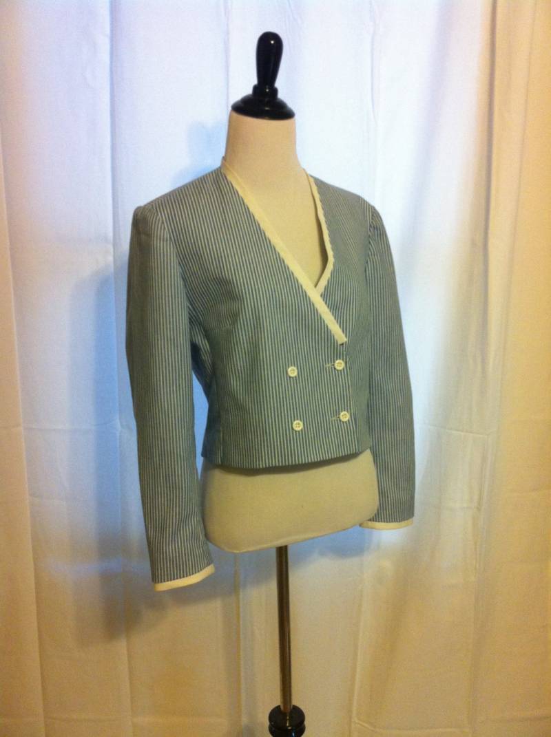Gestreifter Vintage Blazer von AugustAndJudeVintage