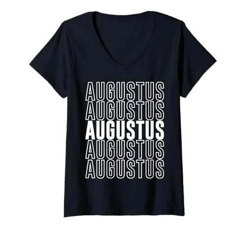 Damen Augustus T-Shirt mit V-Ausschnitt Damen Augustus T-Shirt mit V-Ausschnitt von Augustus Apparel