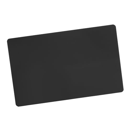 Aumotop 50 Stück, 5 Farben, Beeindruckende Lasergravierte Metall-Visitenkarten, Glattes, Stabiles Werkzeug für das Erste Treffen (Schwarz) von Aumotop