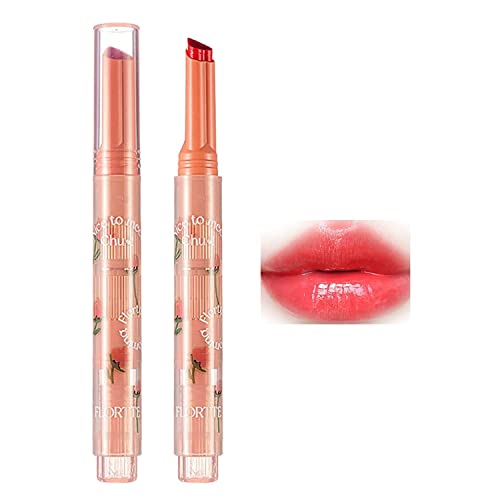 Flortte Jelly Lipstick, Florette Jelly Lipstick, Flortte Nice to Meet Chu Jelly Lipstick Heart Shape, Waterproof of Moisturizing Long Lasting Non-Sticky Mirror Lip Gloss (08#) von Aumude