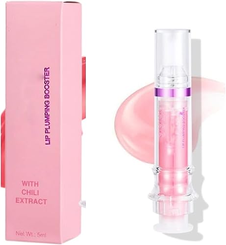 Lip Plumper, Lip Plumper Gloss, Lip Plumping Booster Gloss, Plumping Lip Oil With Chili Extract, Natural Lip Plumping Oil and Lip Care Serum Enhancer, Hydrating & Reduce Fine Lines (Style 1) von Aumude