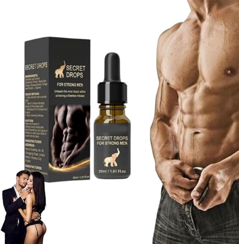 Secret Drop, Secret Drops for Strong Men, Enhanced Secret Drops, Secret Happy Drops, Secret Happy Drops for Strong Men (1Pcs) von Aumude