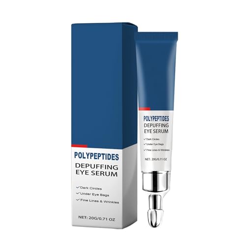 Seurico Peptide Depuffing Eye Serum,20g Himeye Peptide Depuffing Eye Serum,Himeye Eye Serum,Himeye Awaken Peptide Depuffing Eye Gel,Moisturize Eye Essence,Caffeine Eye Cream for Men and Women (1 Pcs) von Aumude