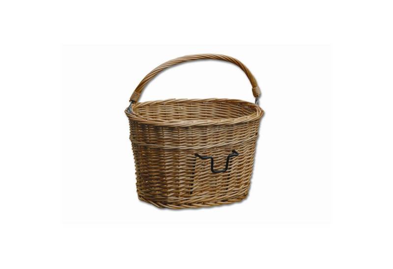 Aumüller Fahrradkorb Fahrradkorb Weide natur für Halter Klick-fix, praktischer Transport... von Aumüller