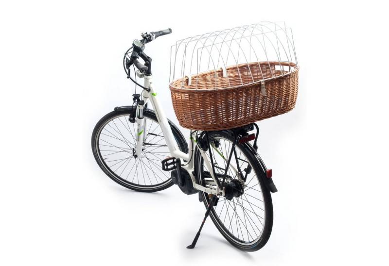 Aumüller Tierfahrradkorb Fahrrad-Tierkorb mit Halter, L: 68 cm, Gepäckträgermontage von Aumüller