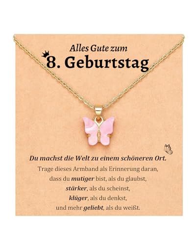 Aunis Mädchen Geschenke 8 Jahre，Geschenke Kette Halskette für Mädchen 8 Jahre Jährige Kinder Teenager Geschenkideen Schulkind von Aunis