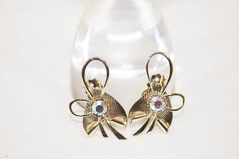 Vintage Strass Ohrringe Elegante Casual von AuntBeasBling