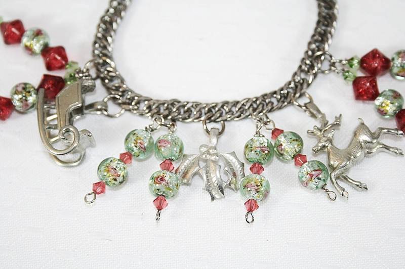 Weihnachten Charm Armband Ein Von Einer Art Urlaub von AuntBeasBling