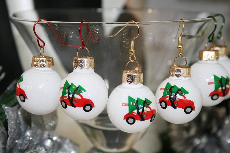 Weihnachten Ohrringe Bringen Nach Hause Den Baum Ornament Urlaub Geschenke Für Ihre Unter 20 Dollar Shop Klein von AuntBeasBling