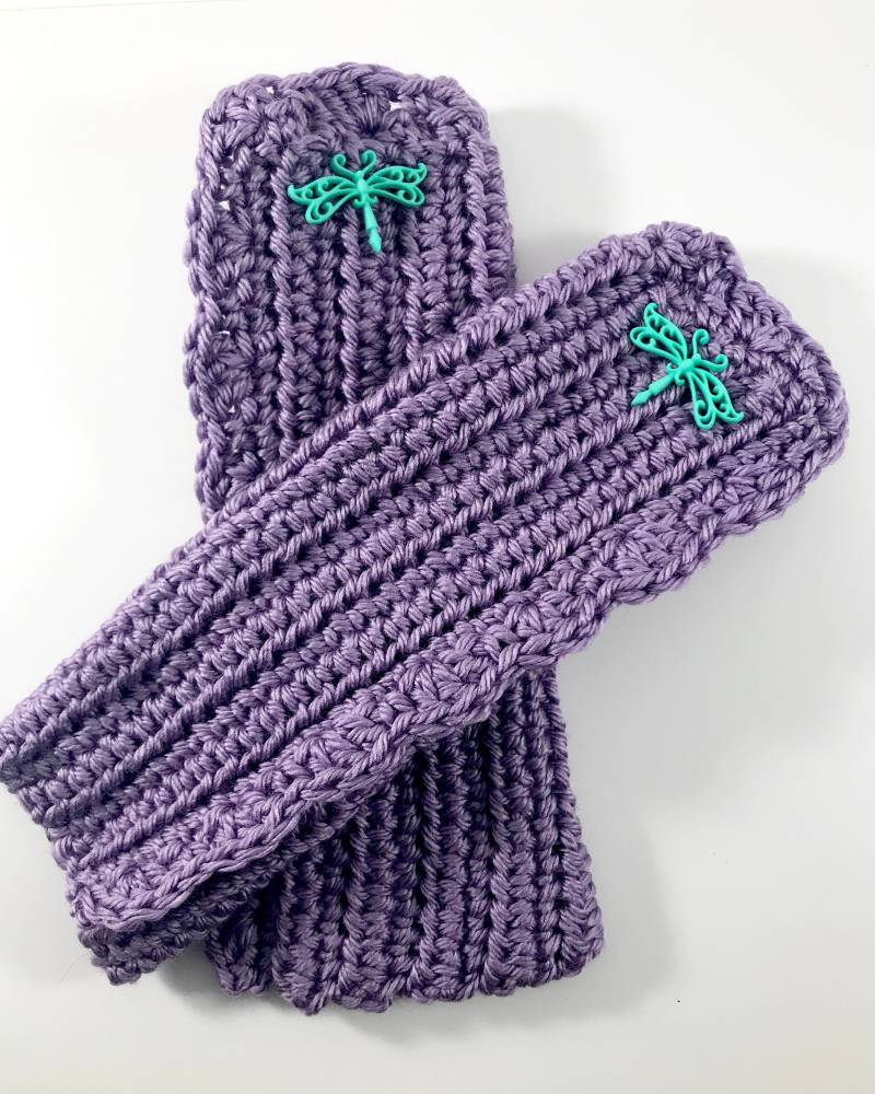 Des Mädchens Häkeln Libelle Armstulpen Des Mädchens Häkeln Libelle Armstulpen von AuntBooBoosGifts
