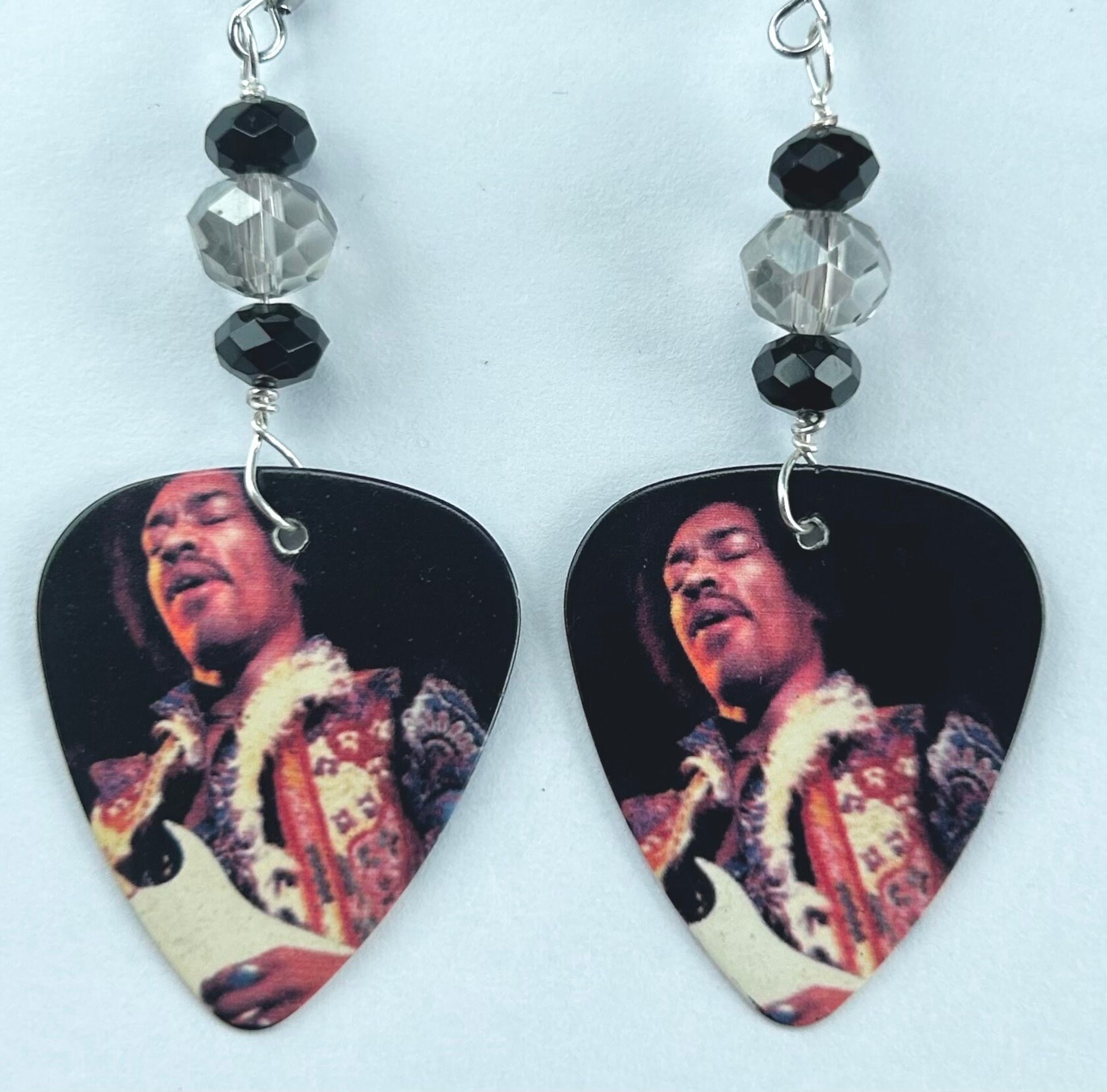 1 Paar - Jimi Hendrix Plektrum Ohrringe 1 Paar - Jimi Hendrix Plektrum Ohrringe von AuntShellDesigns