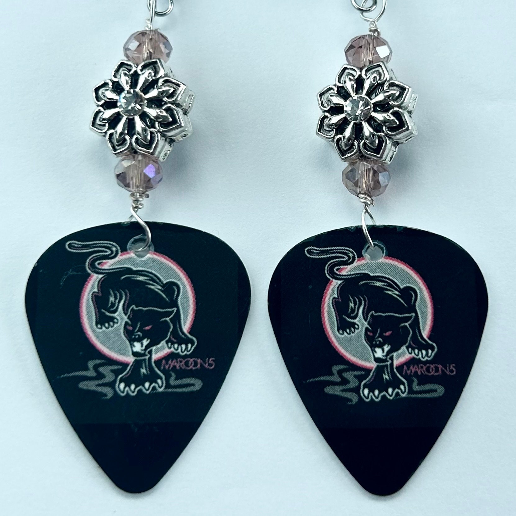 1 Paar - Maroon 5 Plektrum Ohrringe 1 Paar - Maroon 5 Plektrum Ohrringe von AuntShellDesigns