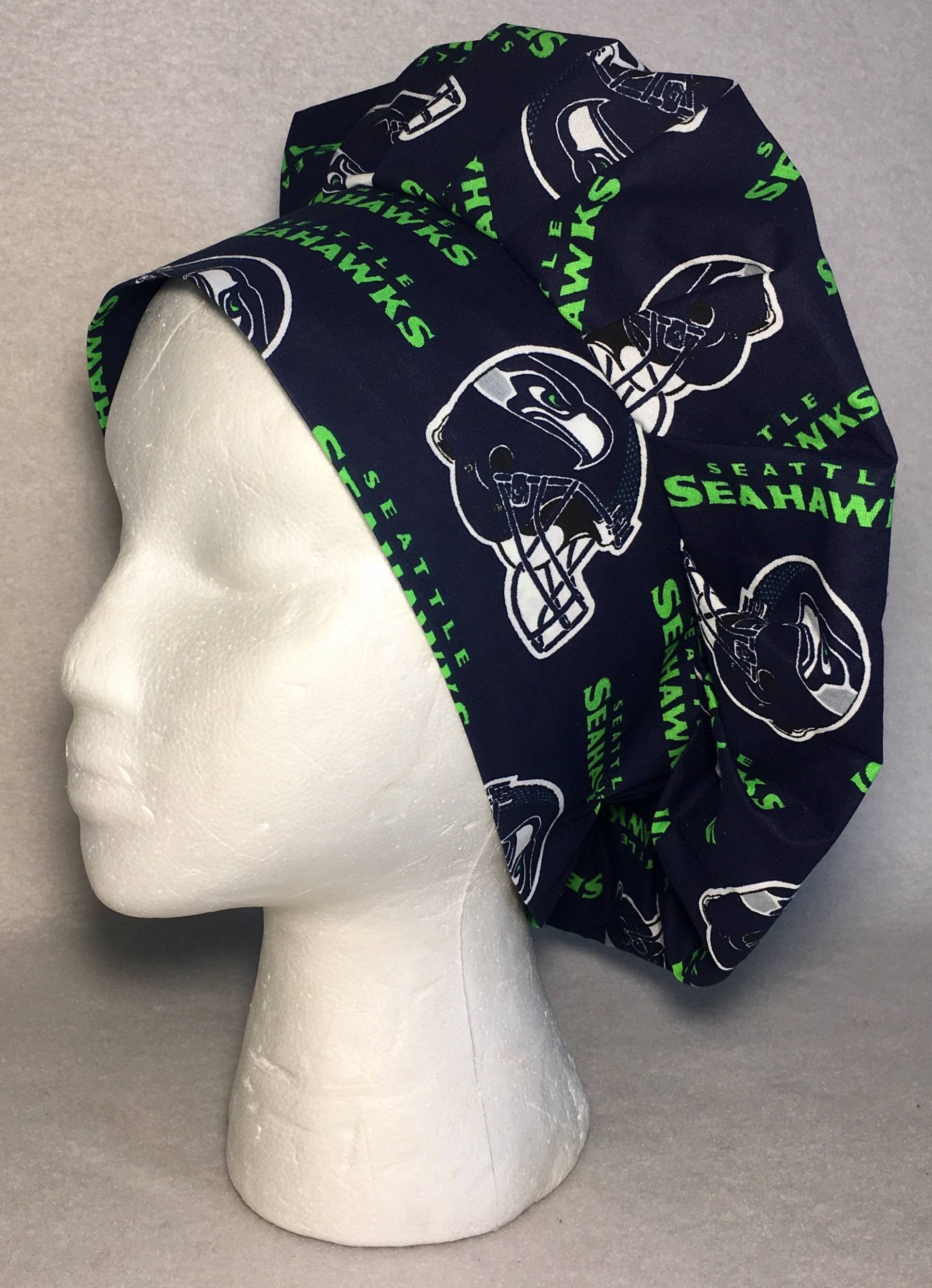 "Seattle Seahawks" - Kochmütze in Erwachsenengröße von AuntShellDesigns
