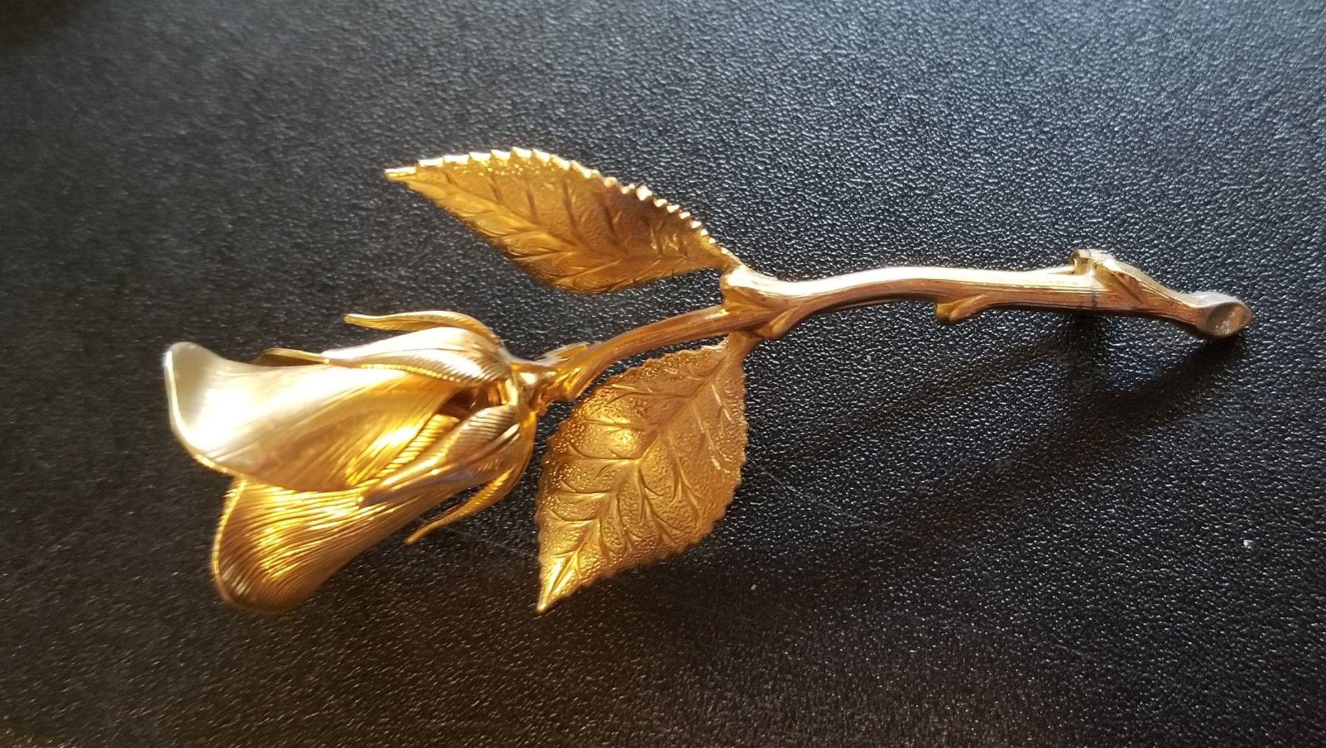 Vintage-Gold Rose Stift von AuntiesVintageFinds