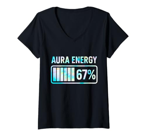 Damen Aura Energy 67 T-Shirt mit V-Ausschnitt Damen Aura Energy 67 T-Shirt mit V-Ausschnitt von Aura Energy 67 Shirt