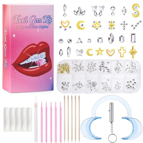 Zahnschmuck-Set – DIY Kristall-Zahndekoration für Frauen, Diamant-Zahnschmuck – feste und zuverlässige Zahndekoration Zahnschmuck-Set – DIY Kristall-Zahndekoration für Frauen, Diamant-Zahnschmuck – feste und zuverlässige Zahndekoration von AuraBeen