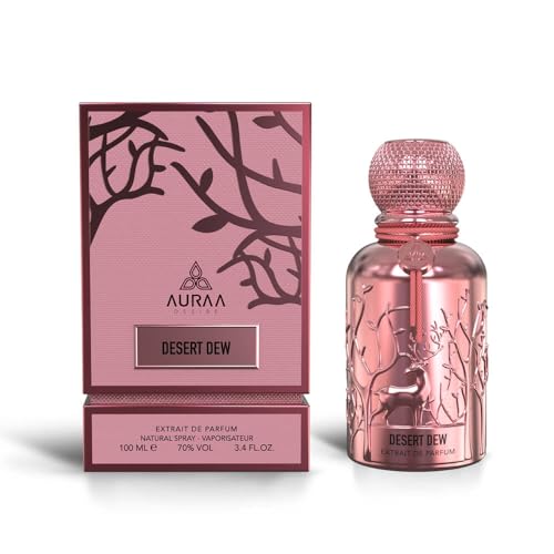 Auraa Desire Desert Dew Extrait De Perfume 100 ml von – würziger, ledriger, moschusartiger Duft – Parfüm für Männer – Patchouli, trockene Hölzer, Moos, Moschusdüfte, lang anhaltendes Eau de Parfum Auraa Desire Desert Dew Extrait De Perfume 100 ml von – würziger, ledriger, moschusartiger Duft – Parfüm für Männer – Patchouli, trockene Hölzer, Moos, Moschusdüfte, lang anhaltendes Eau de Parfum von Auraa Desire