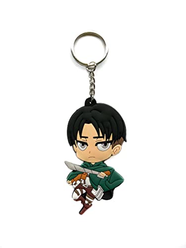 Aurabeam Attacks on Titans Levis AOT Schlüsselanhänger Anime Keychain von Aurabeam