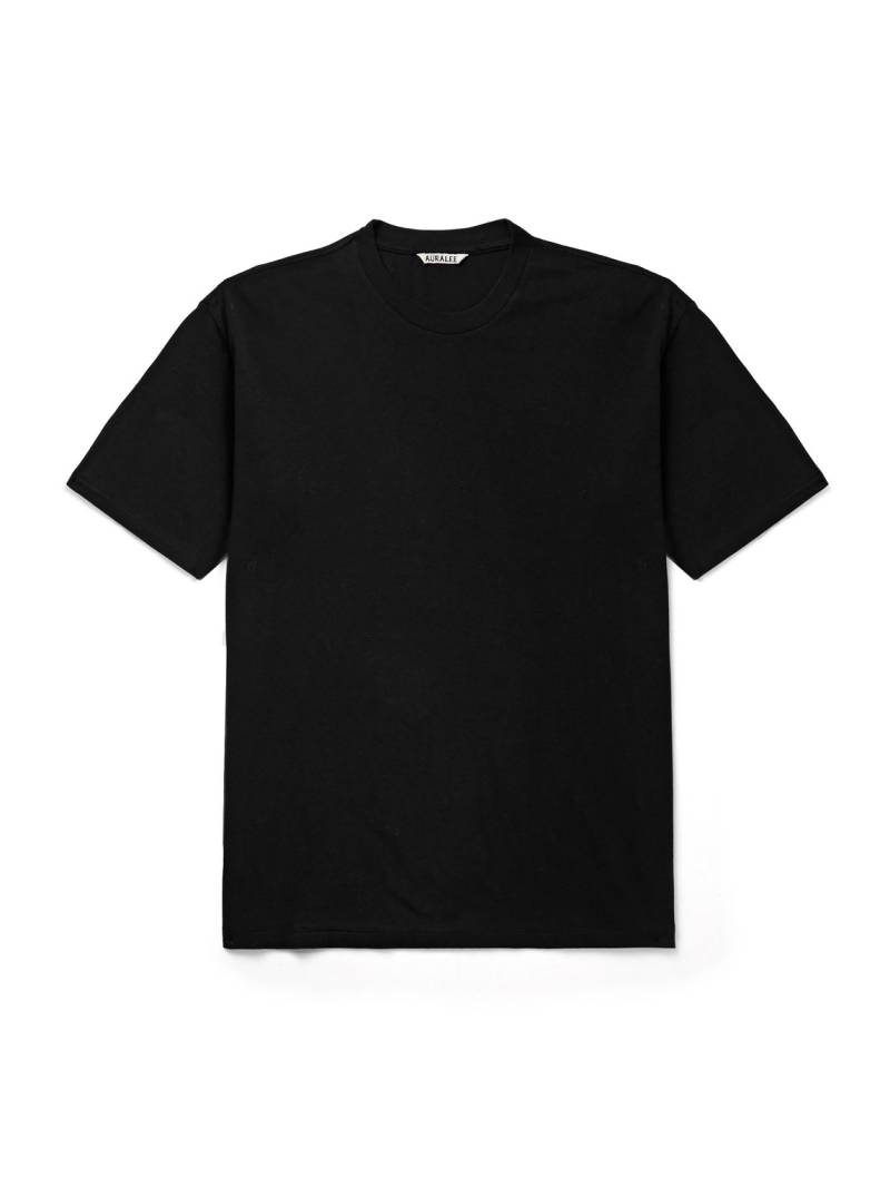 Auralee - Cotton-Jersey T-Shirt - Men - Black - 5 von Auralee