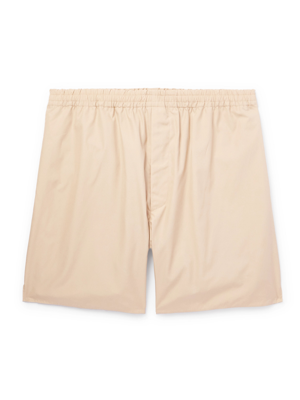 Auralee - Straight-Leg Cotton-Poplin Shorts - Men - Neutrals - 3 von Auralee