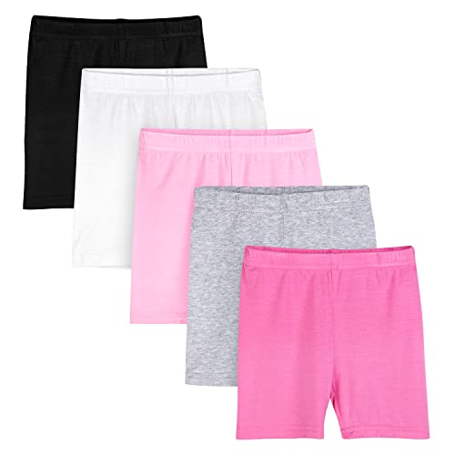 Auranso 5er Set Radlerhose Kinder Mädchen Kurze Hose Short Hosen Leggings Shorts 134 140 152 158 2-3 Jahre Mehrfarbig von Auranso