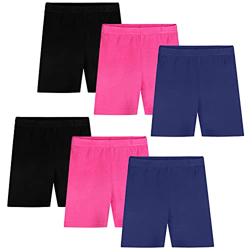 Auranso 6er Set Short Mädchen Kinder Radlerhose Kurze Leggings für Mädchen 2-10 Jahre 4-5 Jahre Mehrfarbig C von Auranso